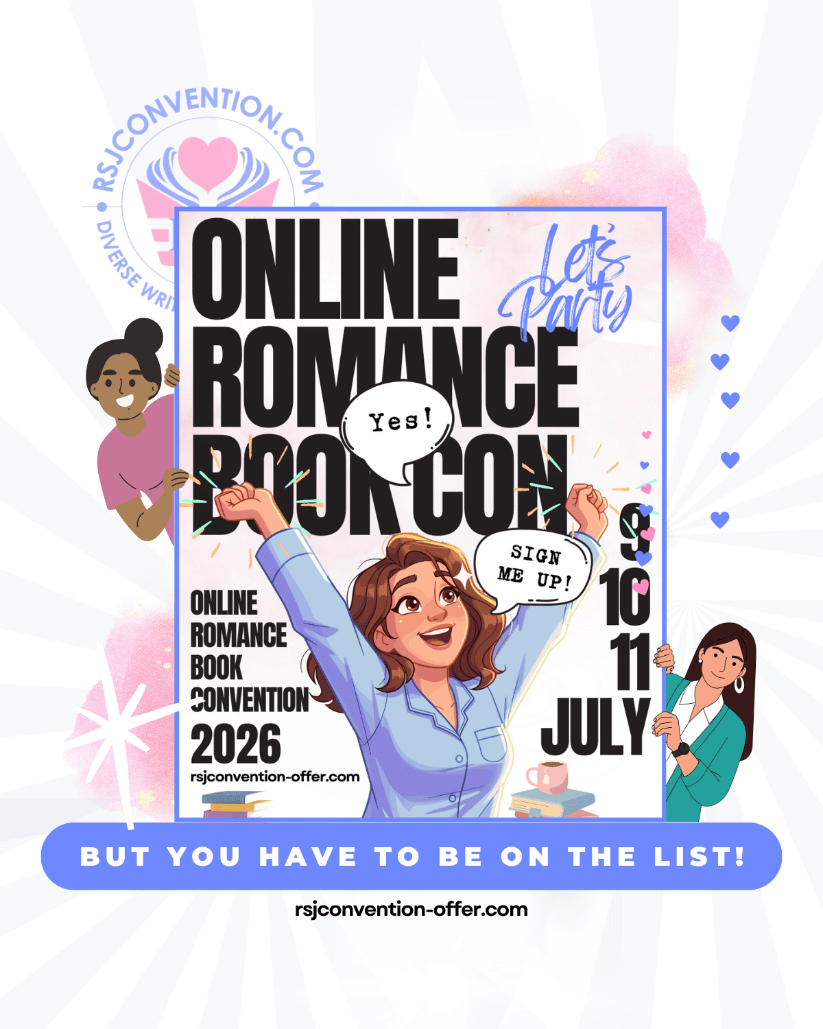 RSJ Romance Book Convention - How to become a sponsor?